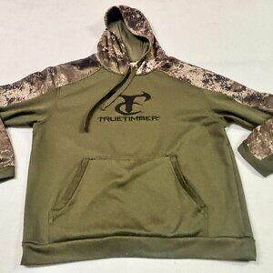~~True Timber Men’s L Camo Hoodie Sweatshirt Hunting Embroidered Logo